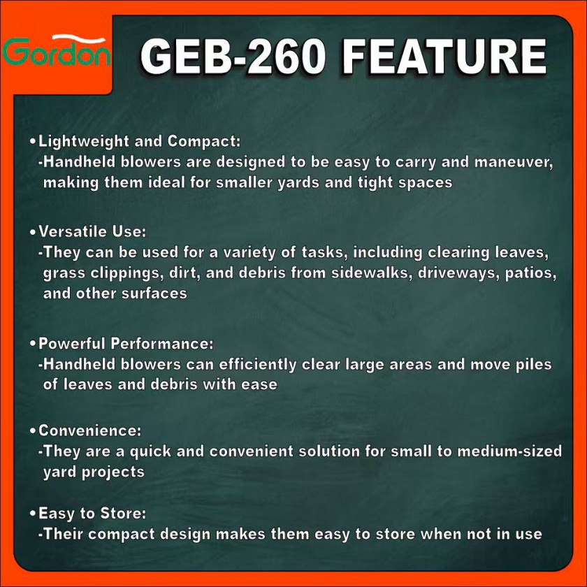 GORDON 2 Stroke ENGINE HAND BLOWER图6