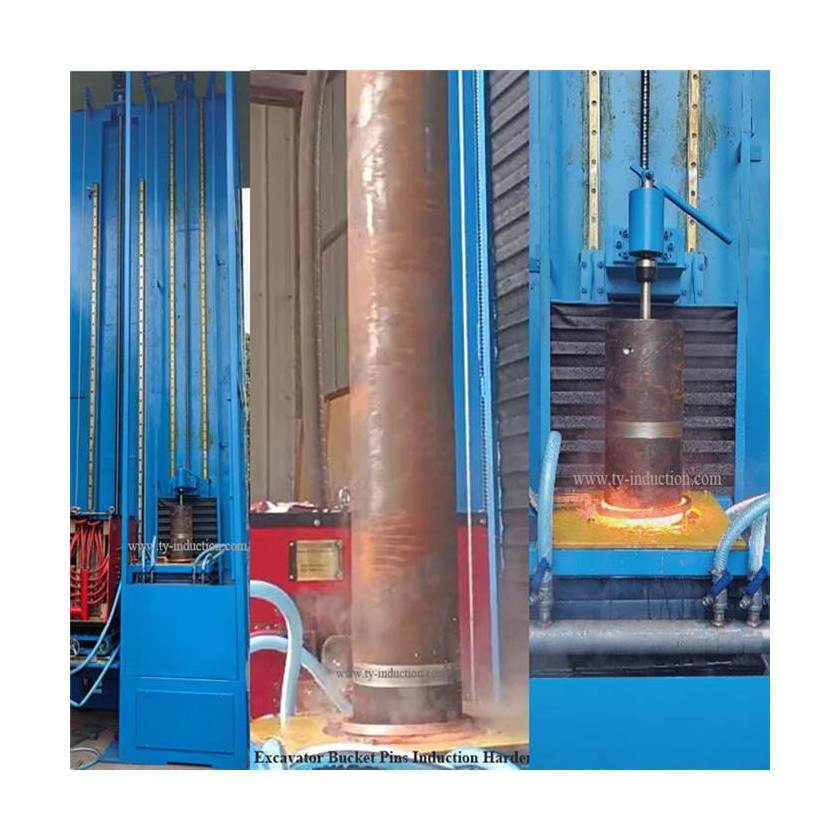 Excavator Cylinder Pins Induction Hardening图2