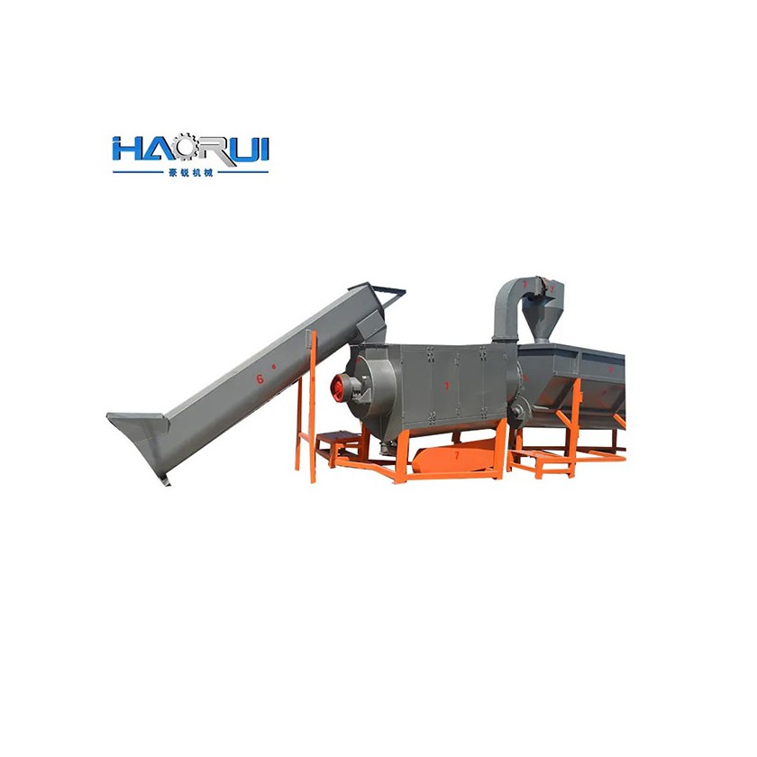 Automatic 1000kg/h Fibre Grade Plastic Recycling Equipment PET Cleaning System图2