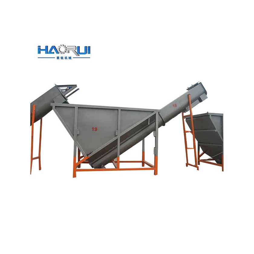 Automatic 1000kg/h Fibre Grade Plastic Recycling Equipment PET Cleaning System图5