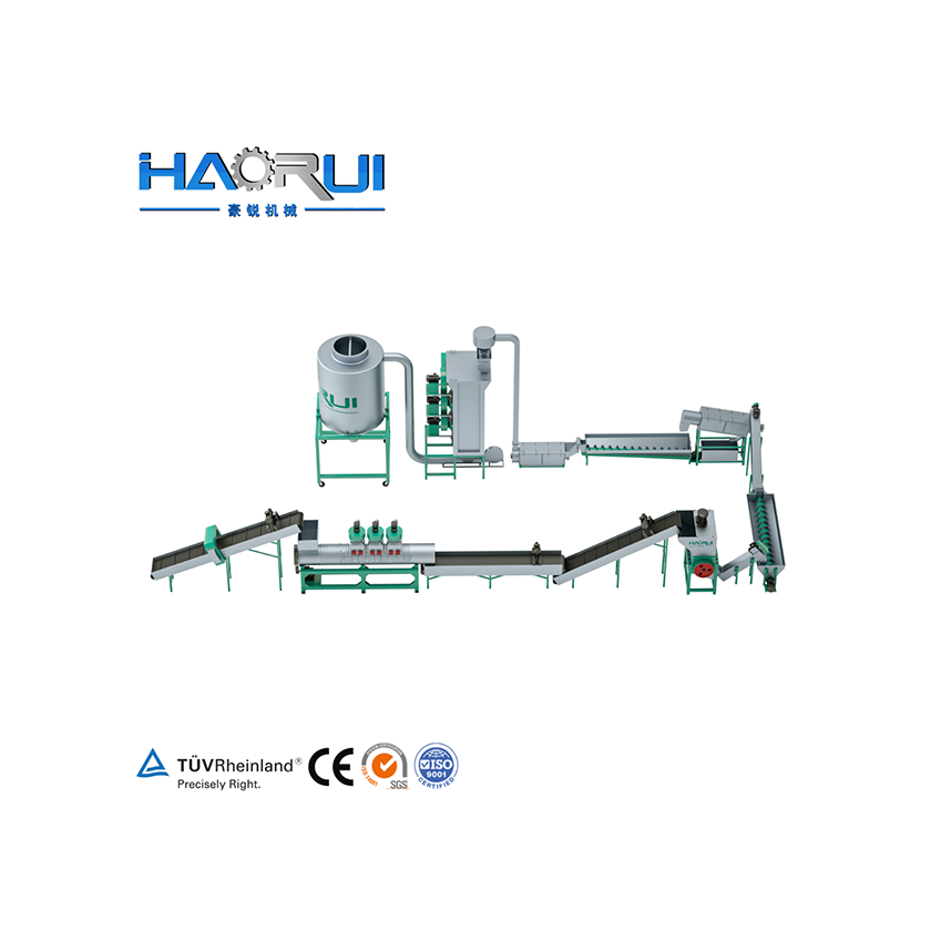 500-5000kg/h Sheet Grade PET Bottle flakes Recycling Machine in Plantͼ2