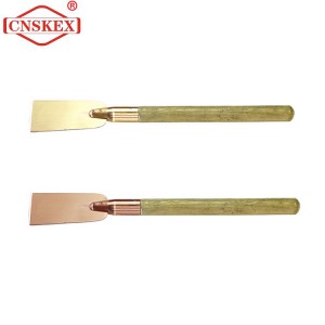 Non-sparking Long Wooden Handle Scraper